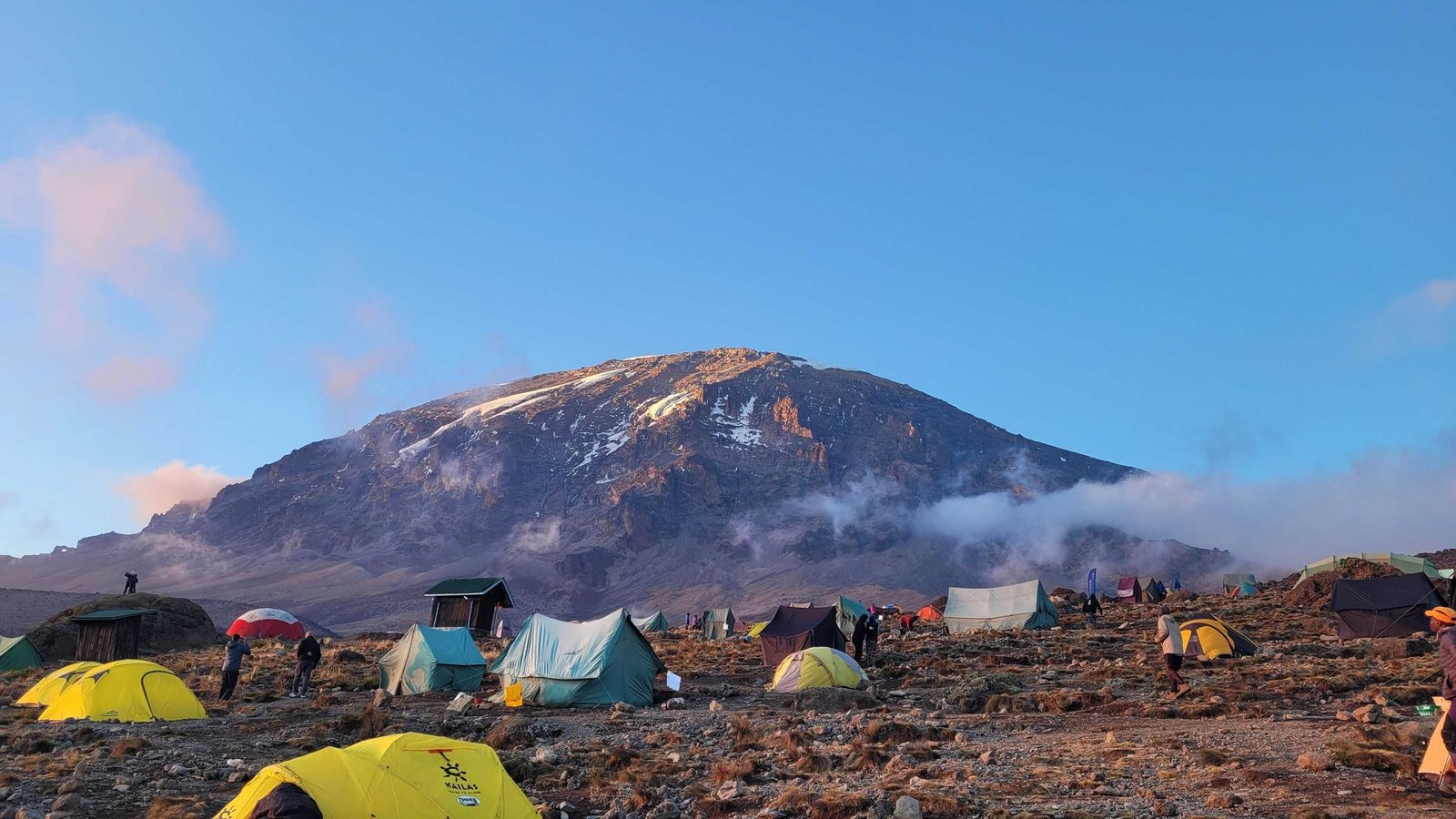 Mount Kilimanjaro at golden hour
