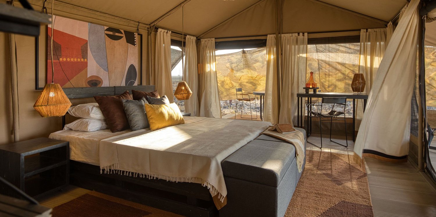 Lake Natron Camp bedrooms